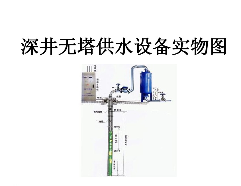 三门峡湖滨区井泵无塔式供水设备